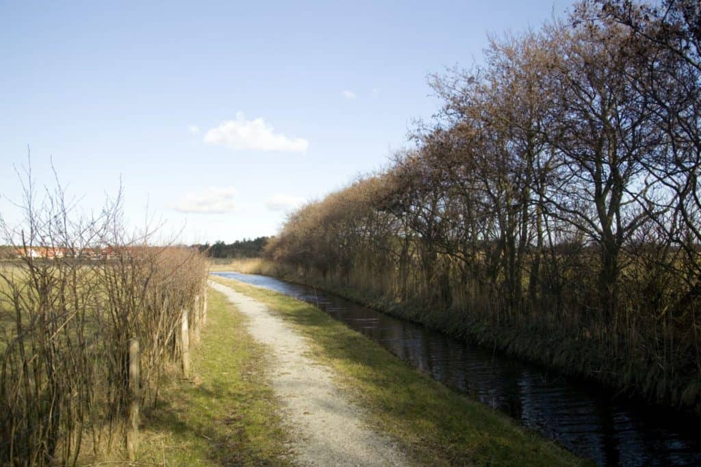 Het Alloo wandelen route Nationaal Park Duinen texel